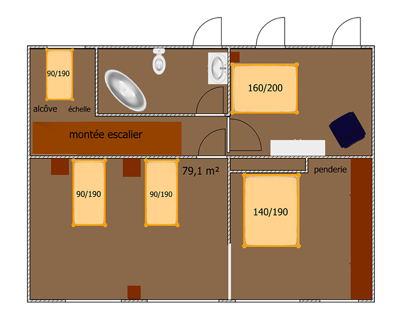 Chalet des Houssots - Plan 1 - Bussang Vosges